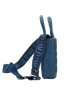 Denim Matelasse Crossbody, &pound;750, Handbags, Blue, Canvas, Side view